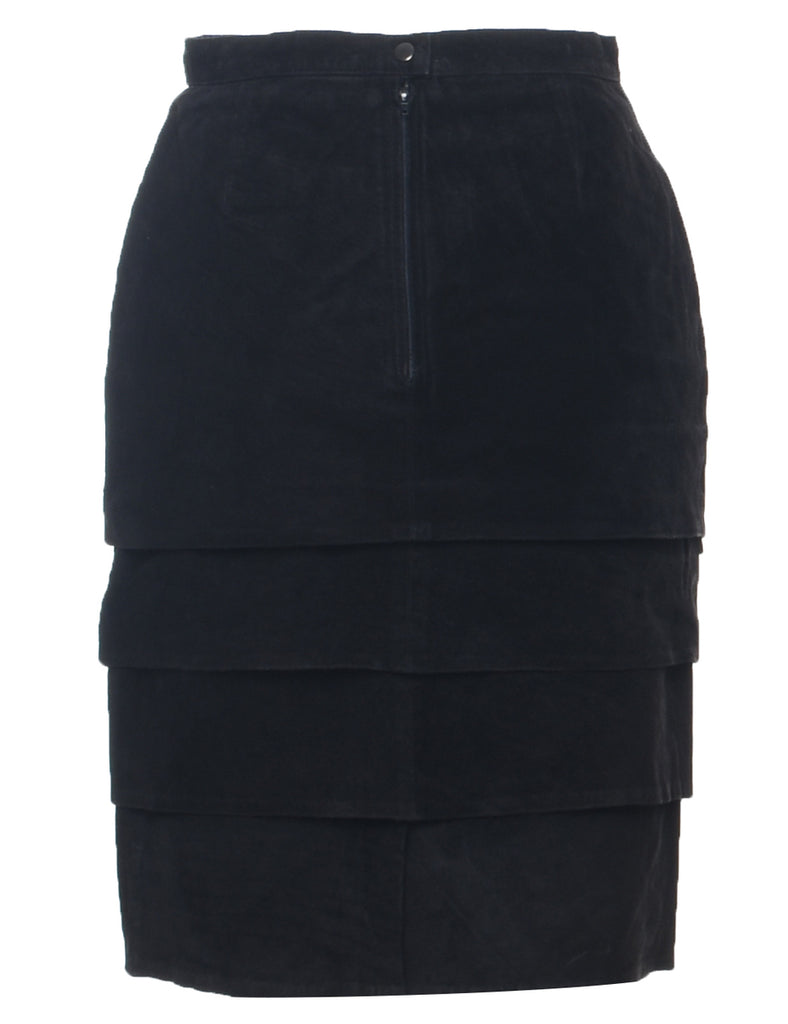 Suede Ra Ra Skirt - S