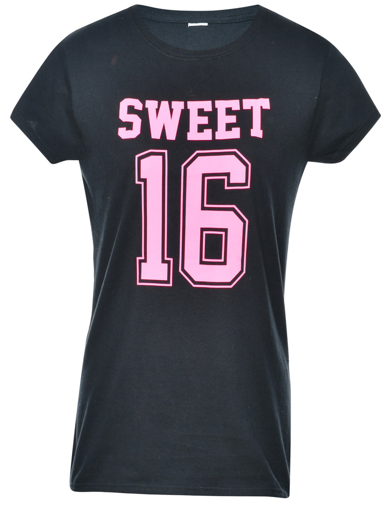 Sweet 16 Printed T-shirt - M