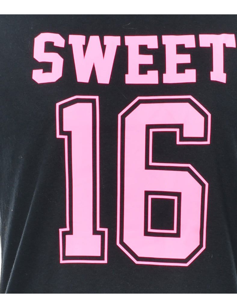 Sweet 16 Printed T-shirt - M