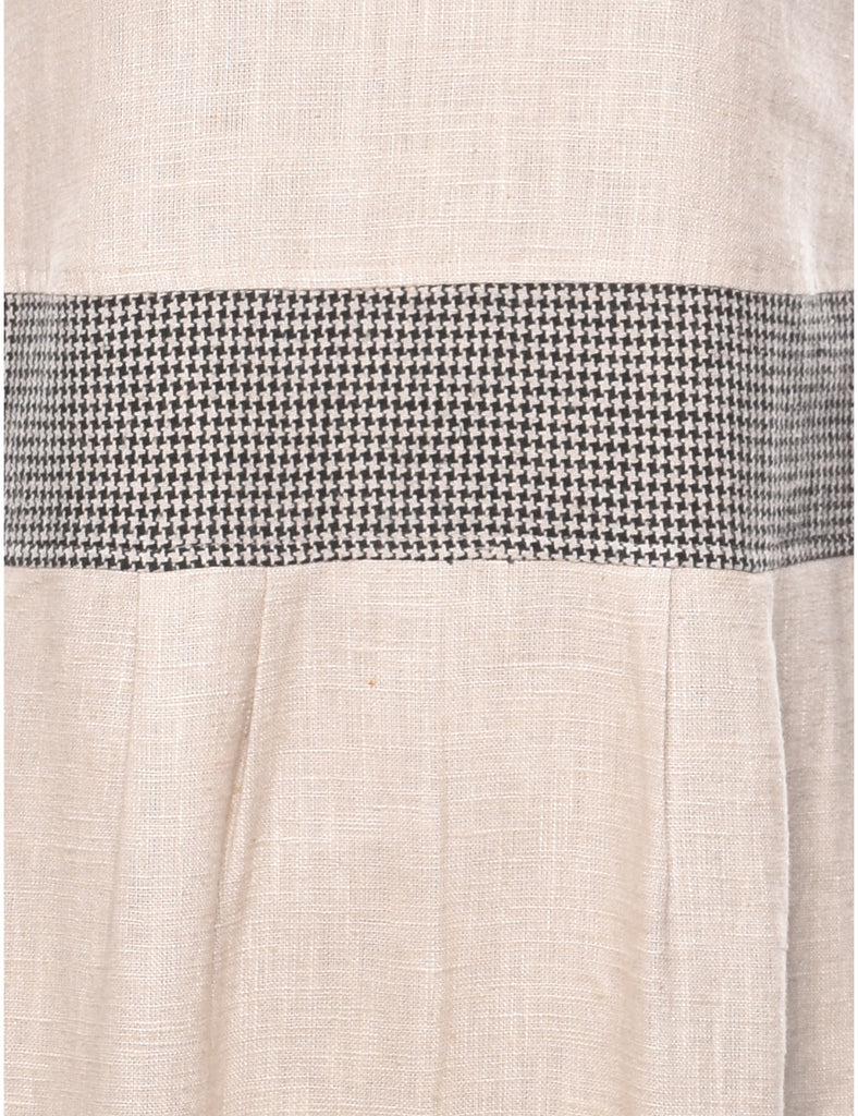 Sweet Jessie Linen Shift Dress - S