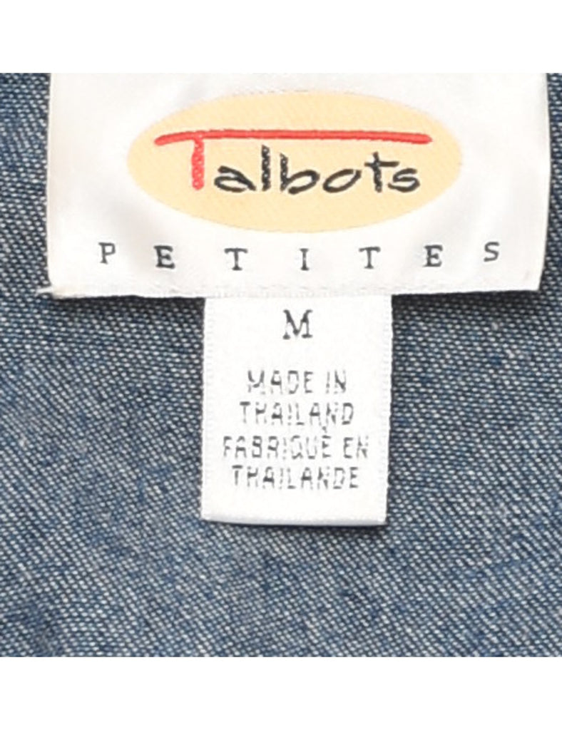 Talbots Denim Jacket Vest - M