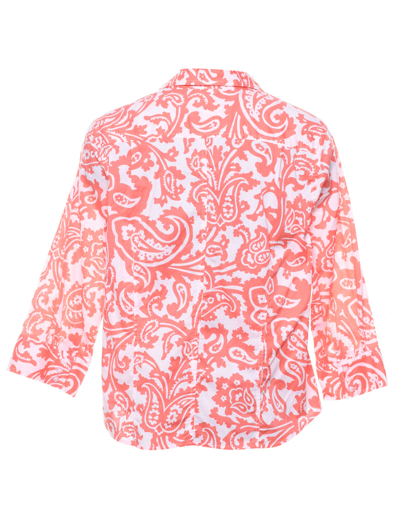Talbots Paisley Shirt - M