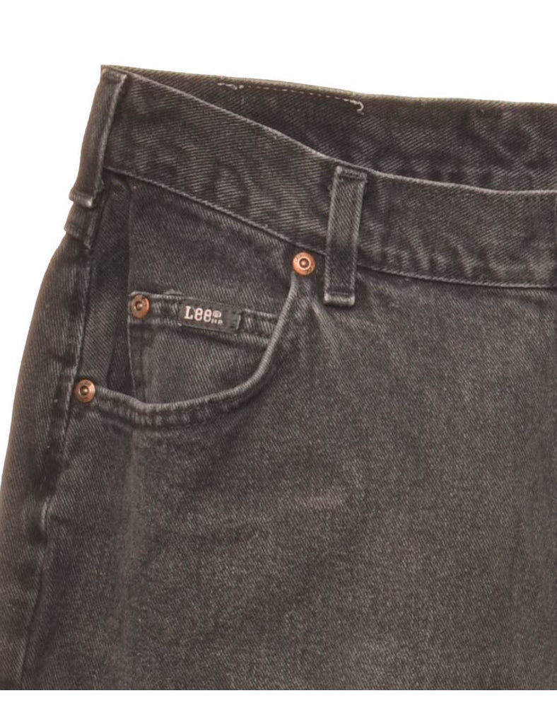 Tapered Black Lee Jeans - W32 L28