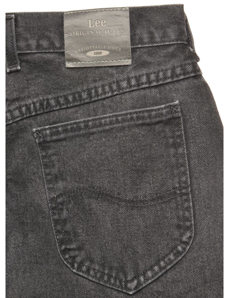 Tapered Black Lee Jeans - W32 L28