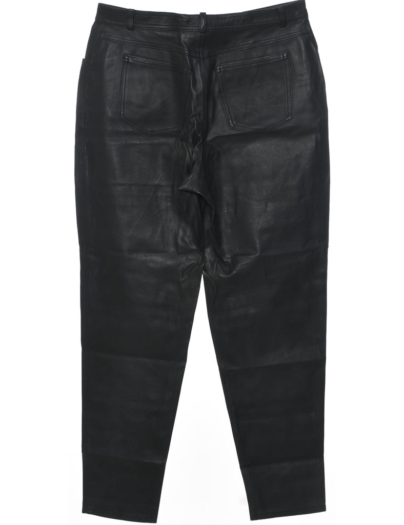 Tapered Black Trousers - W33 L30
