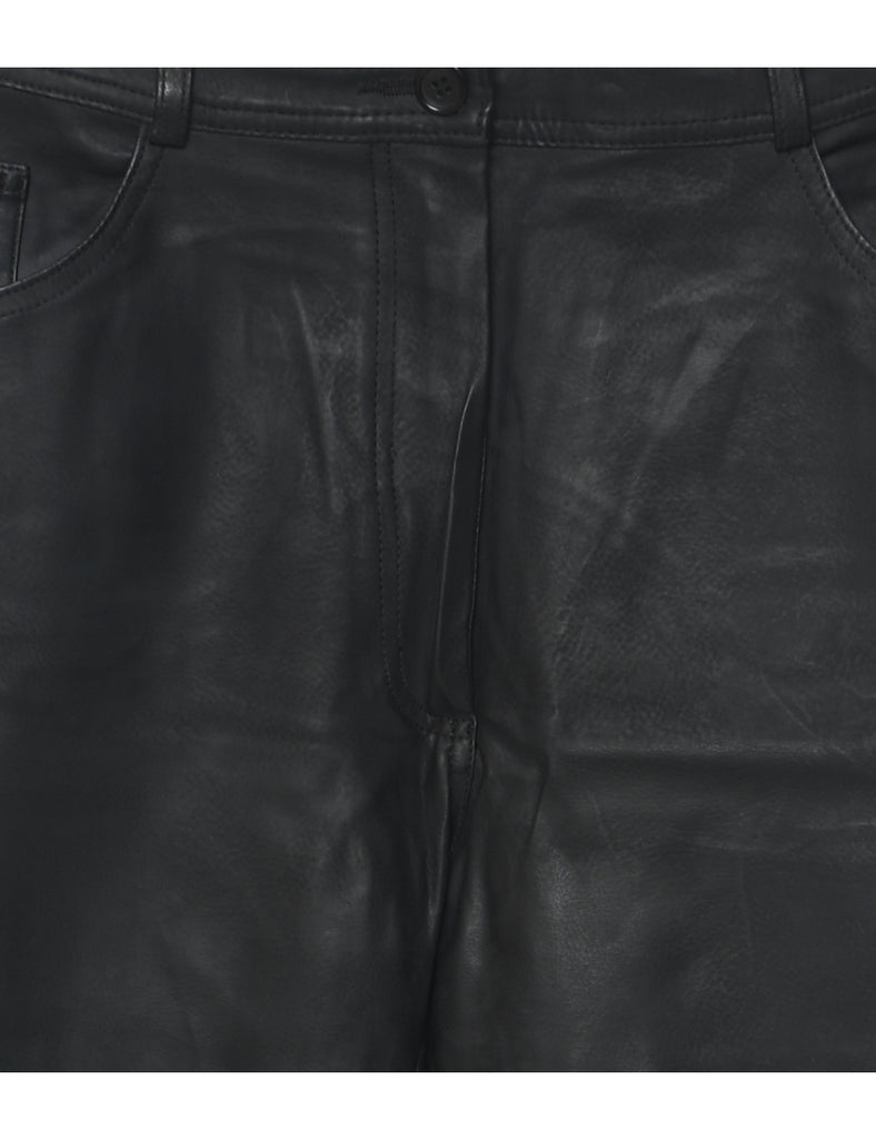 Tapered Black Trousers - W33 L30