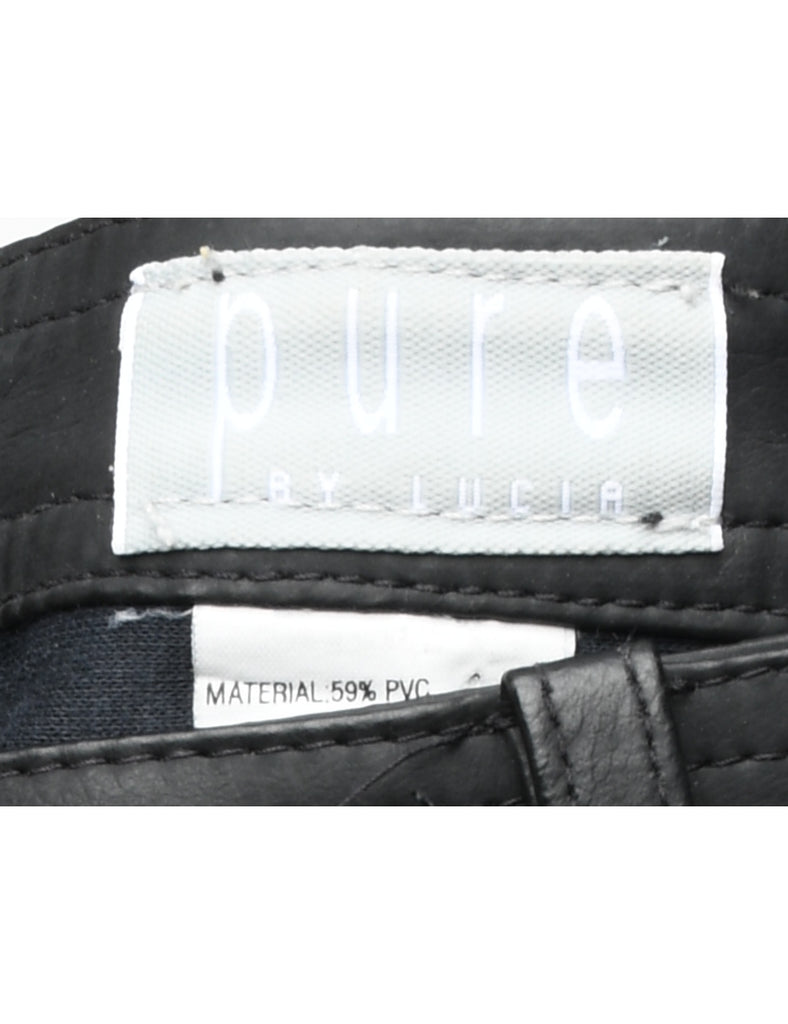 Tapered Black Trousers - W33 L30