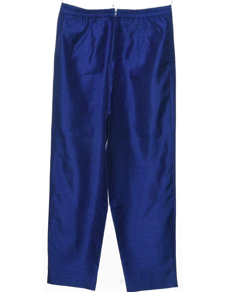 Tapered Blue Trousers - W32 L28
