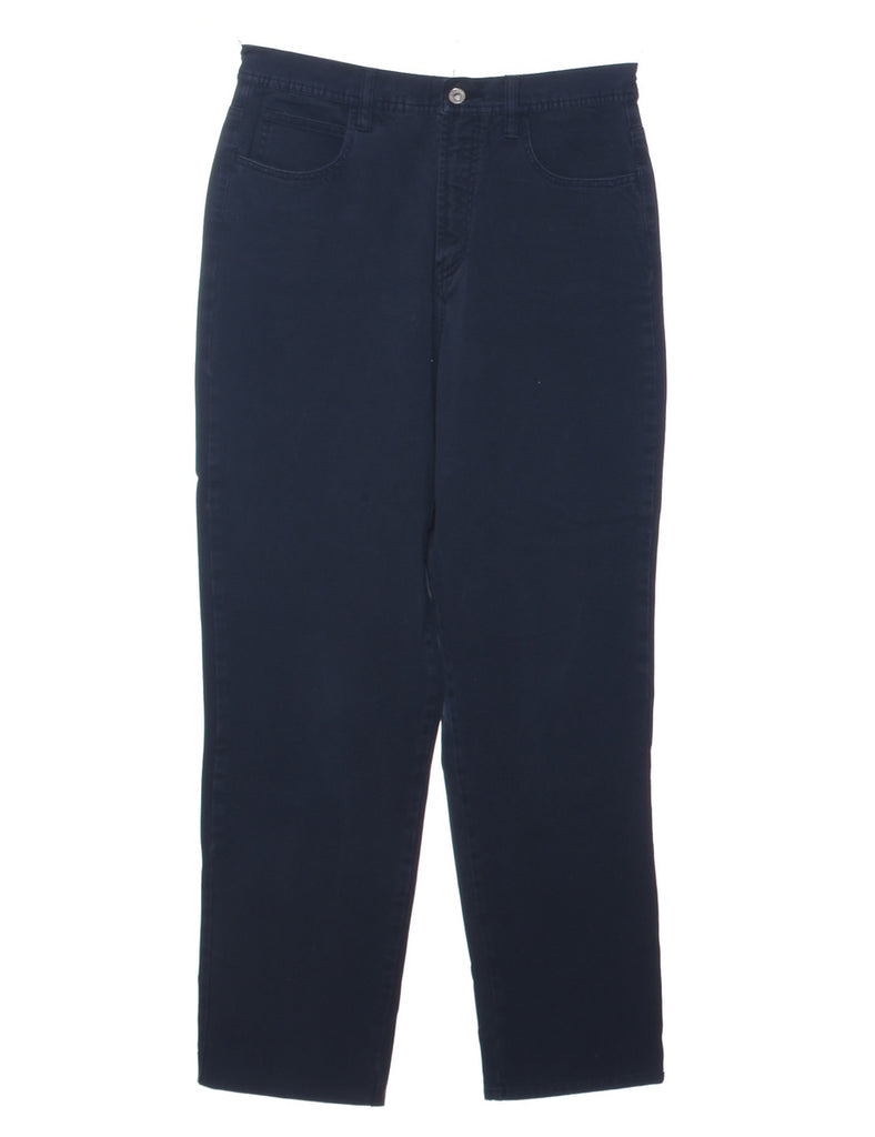 Tapered Navy Trousers - W31 L30