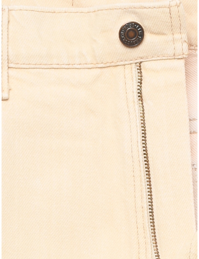 Tapered Pale Yellow Levi's Jeans - W30 L31