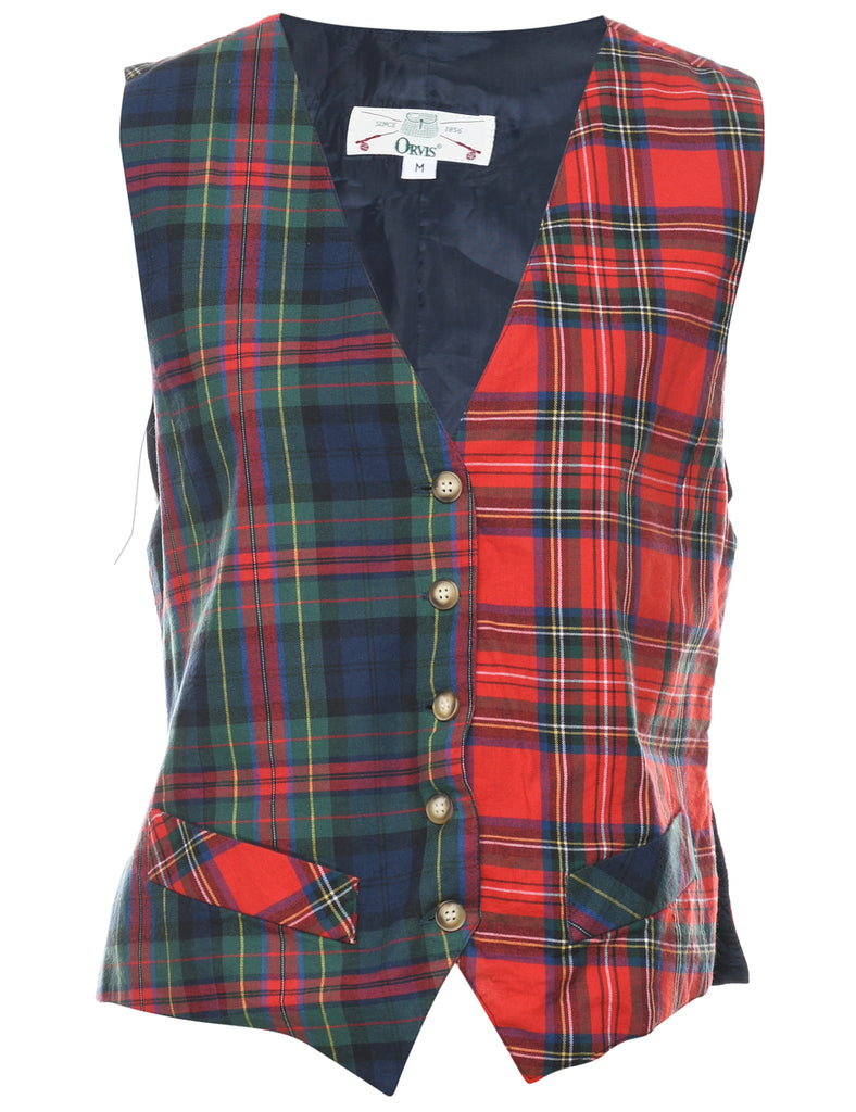 Tartan Waistcoat - M