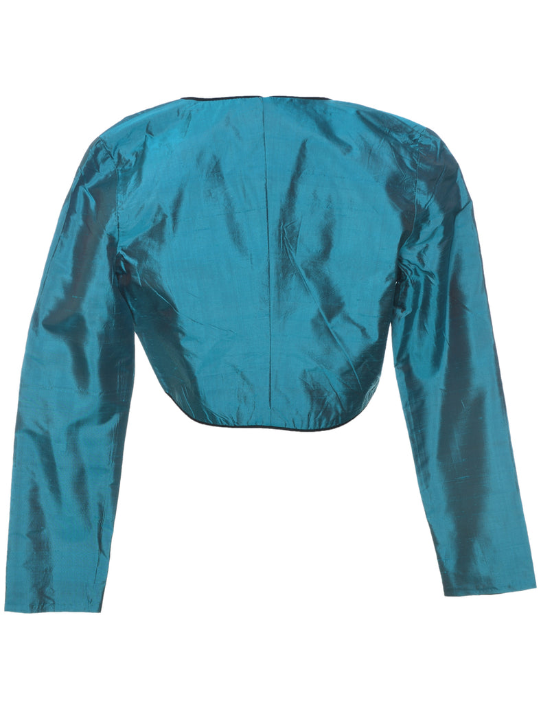 Teal Bolero Jacket - S