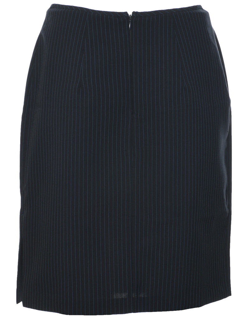 Teddi Pinstriped Pencil Skirt - M