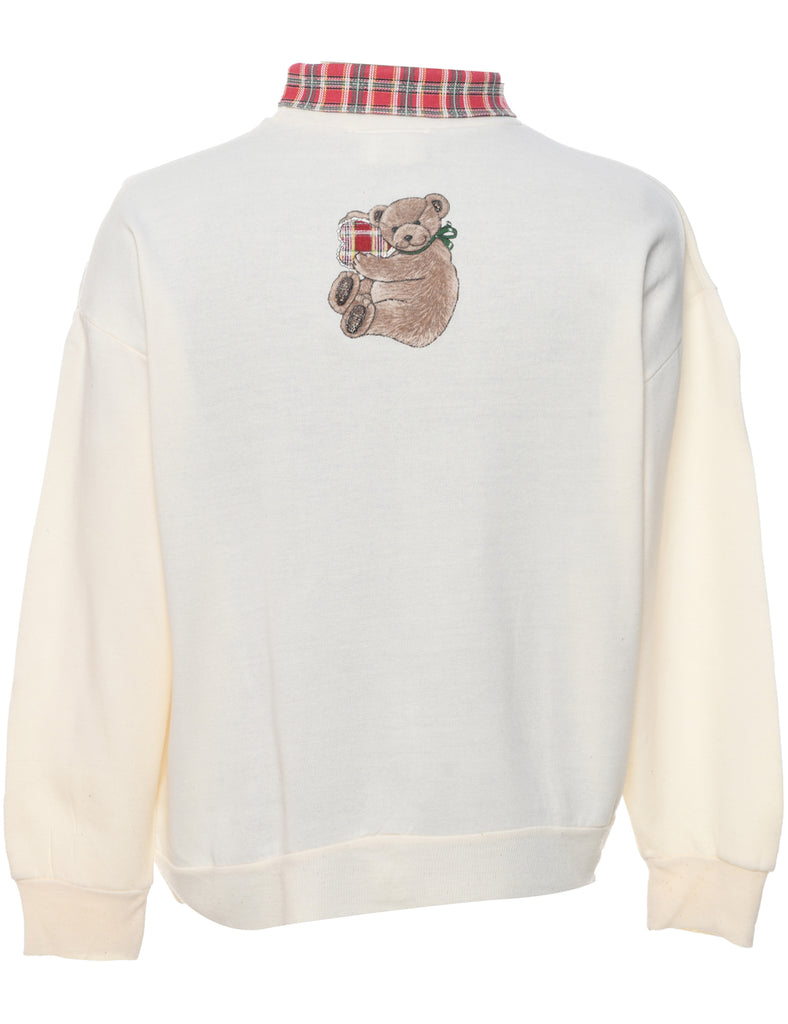 Teddy Printed Sweatshirt - M