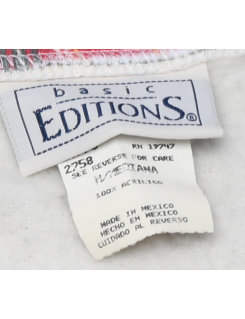 Teddy Printed Sweatshirt - M