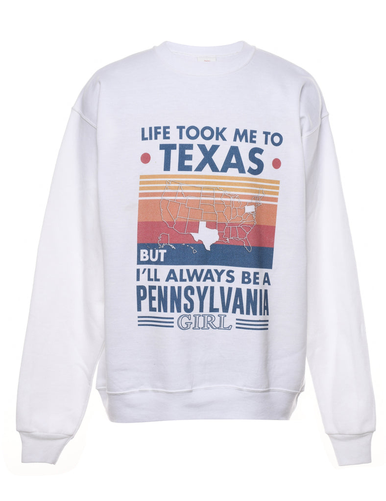 Texas Printed Sweatshirt - M