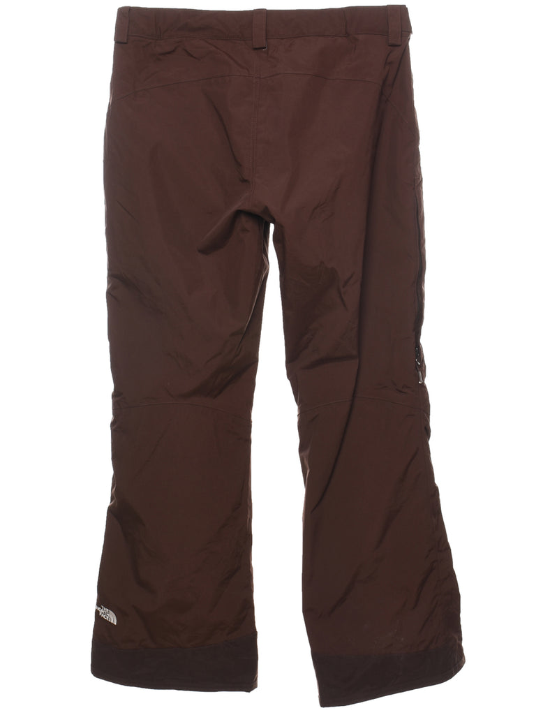 The North Face Dark Brown Ski Trousers - W37 L32