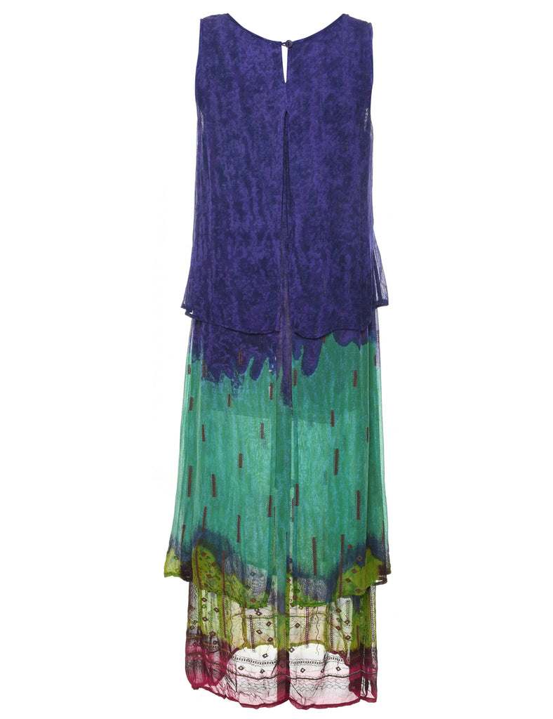 Tie Dyed Maxi Dress - S