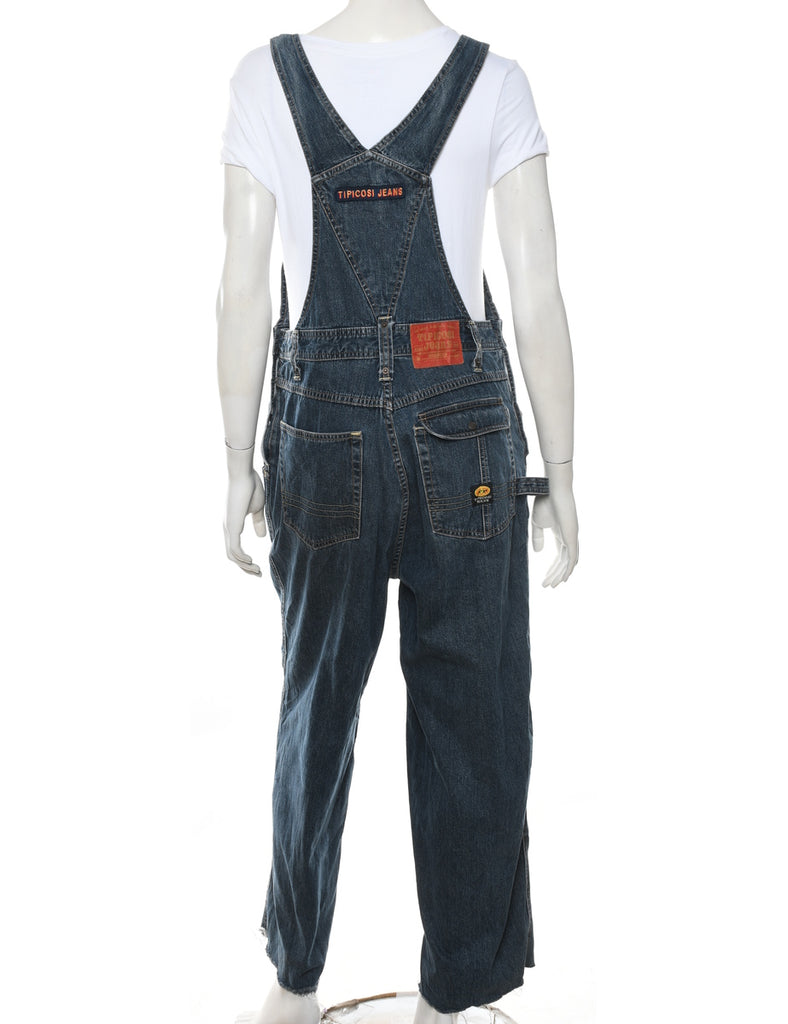 Tipicosi Jeans Frayed Hem Dungarees - W34 L27