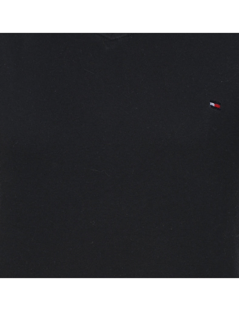 Tommy Hilfiger Black Plain T-shirt - S