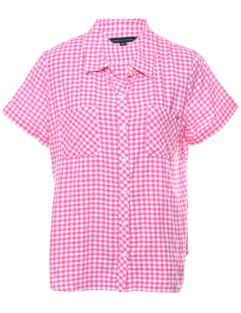 Tommy Hilfiger Gingham Pattern Shirt - L
