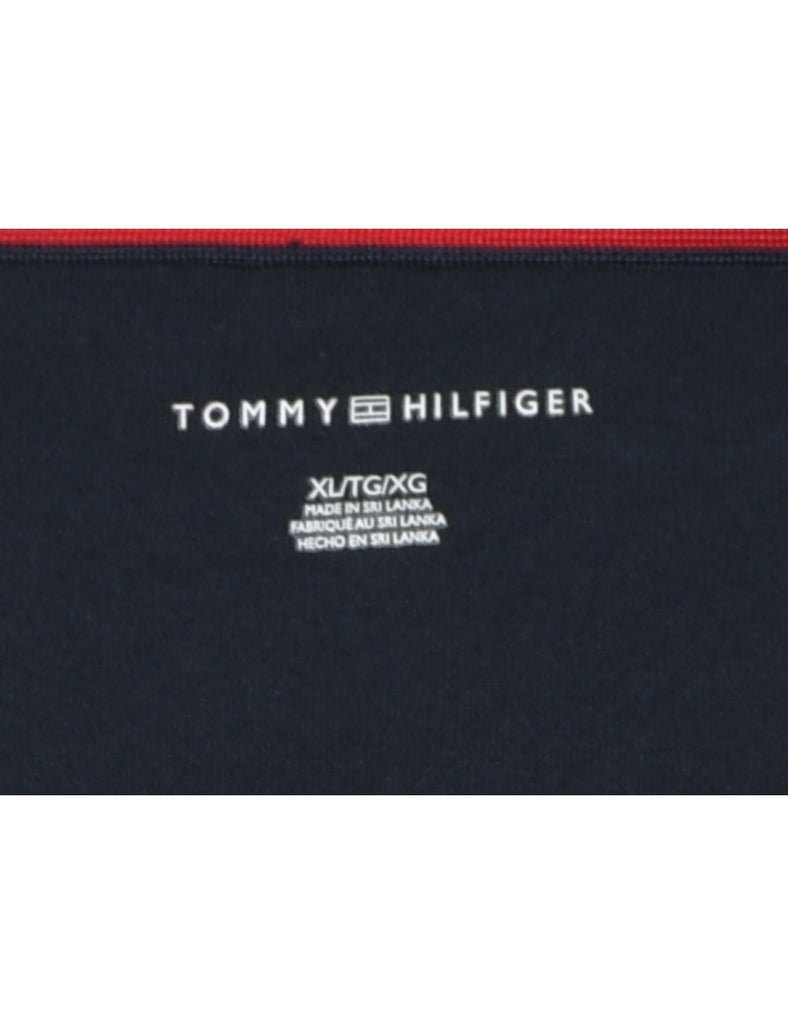 Tommy Hilfiger Navy Plain T-shirt - XL