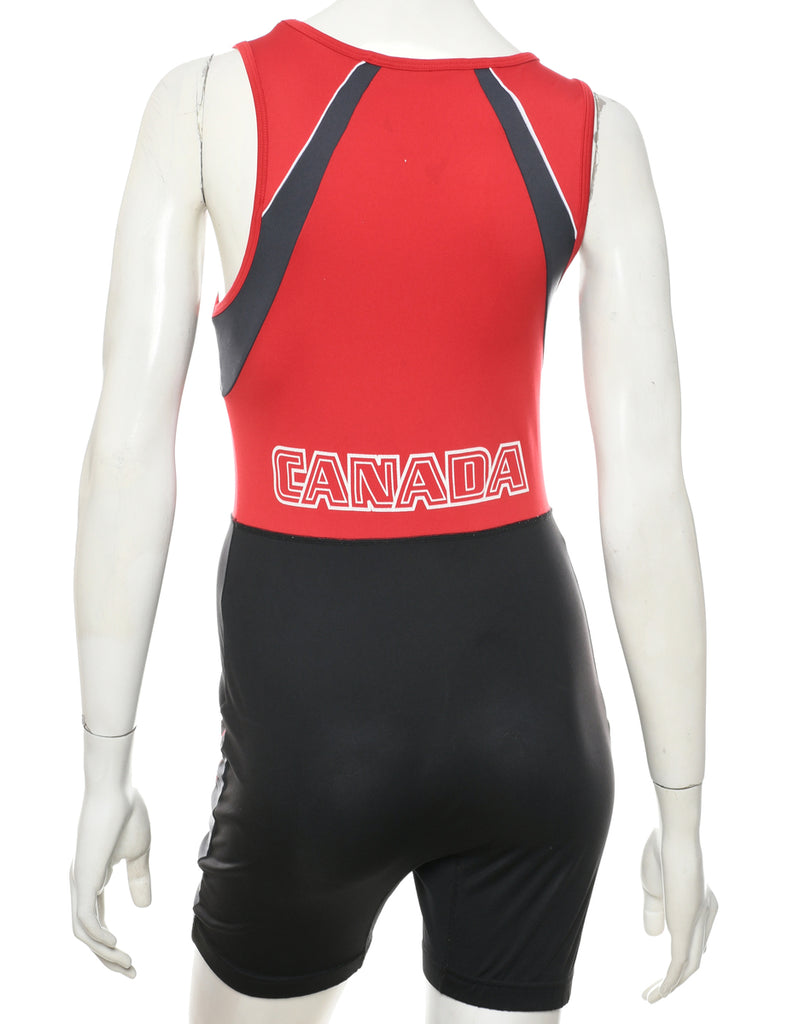 Two Tone Canada Playsuit - XS