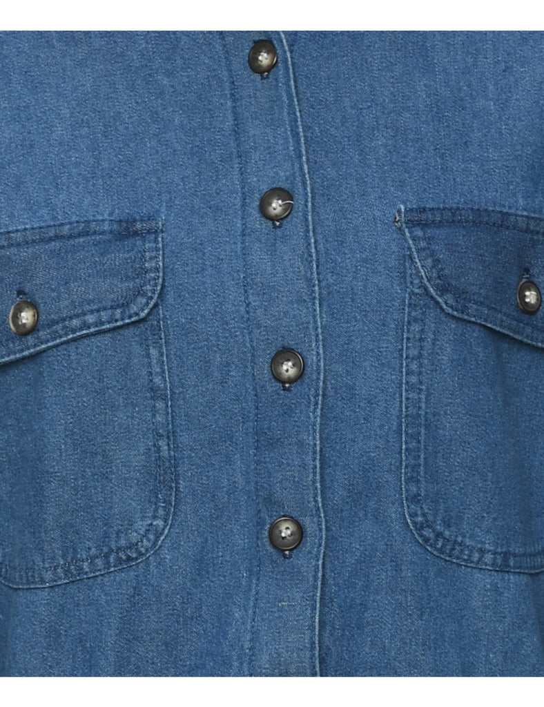 Two Tone Denim Dress - L