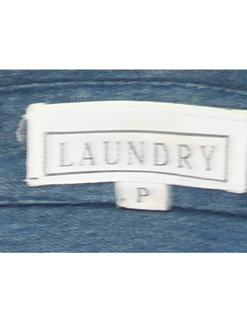 Two Tone Denim Dress - L