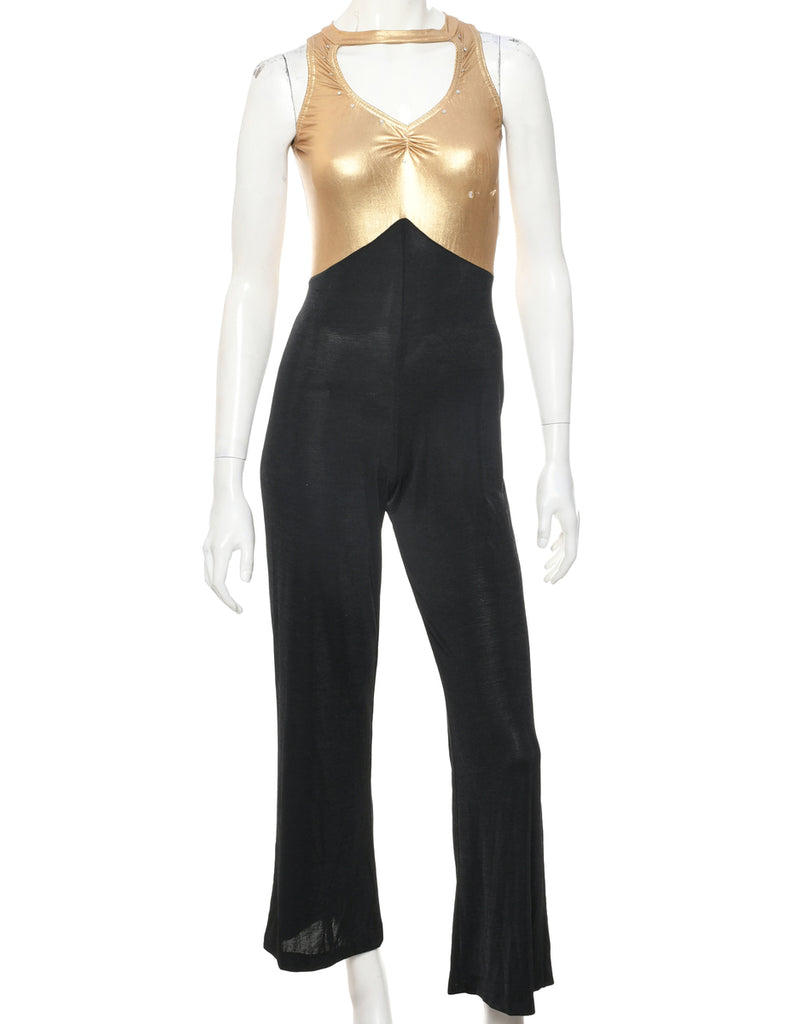 Two Tone Jumpsuit - XS