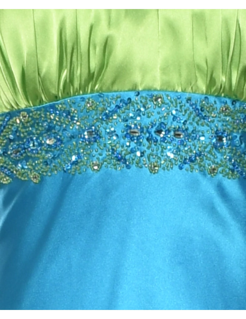 Two Tone Prom Dress - M