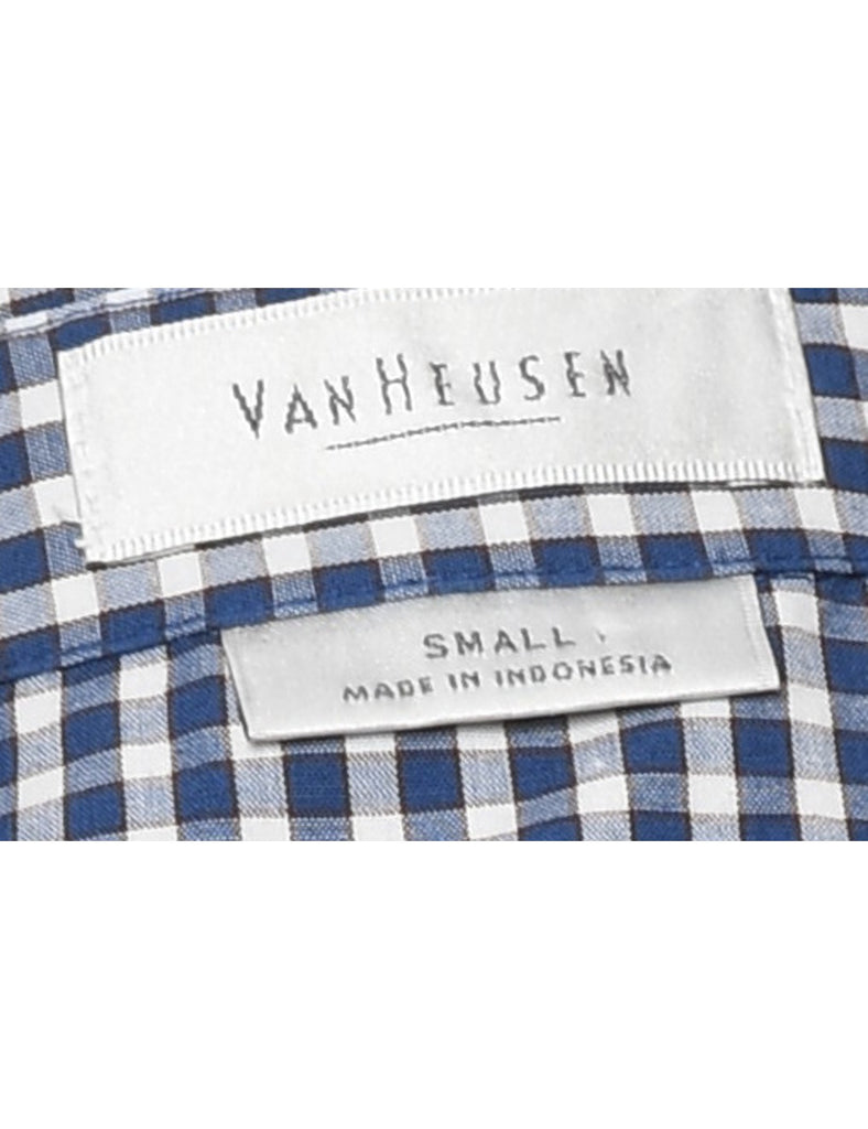 Van Heusen Gingham Pattern Shirt - S