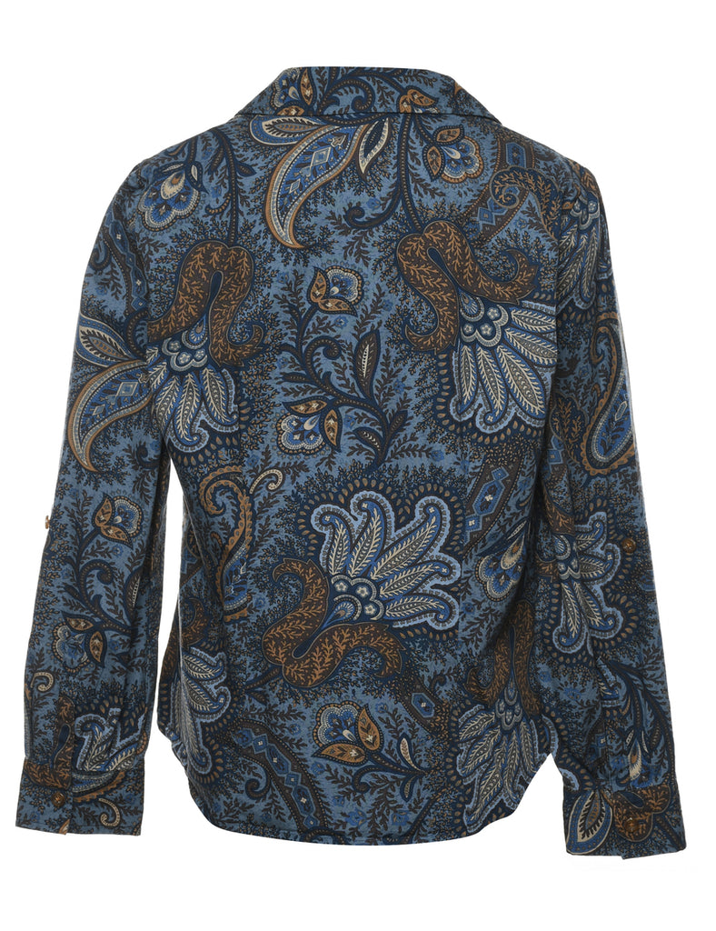 Van Heusen Paisley Blouse - M