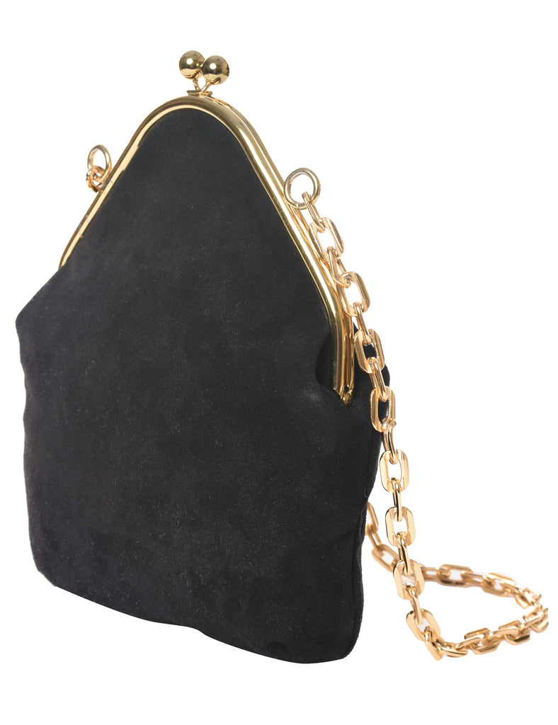 Velvet Cross Body Bag - M