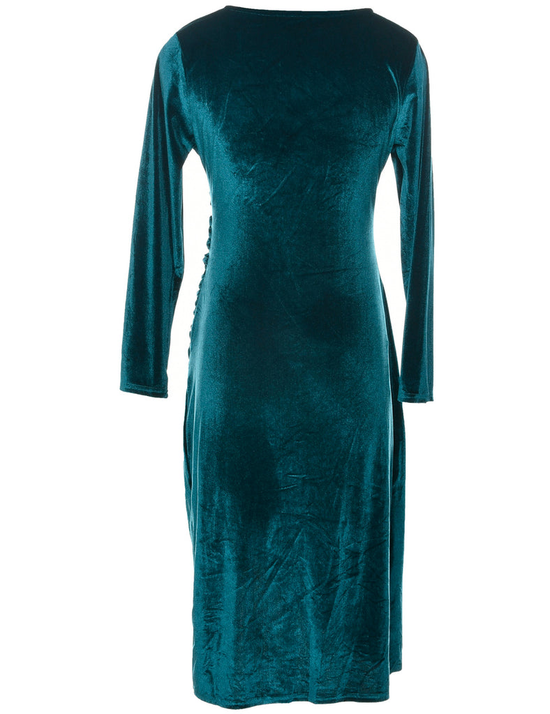 Velvet Evening Dress - S