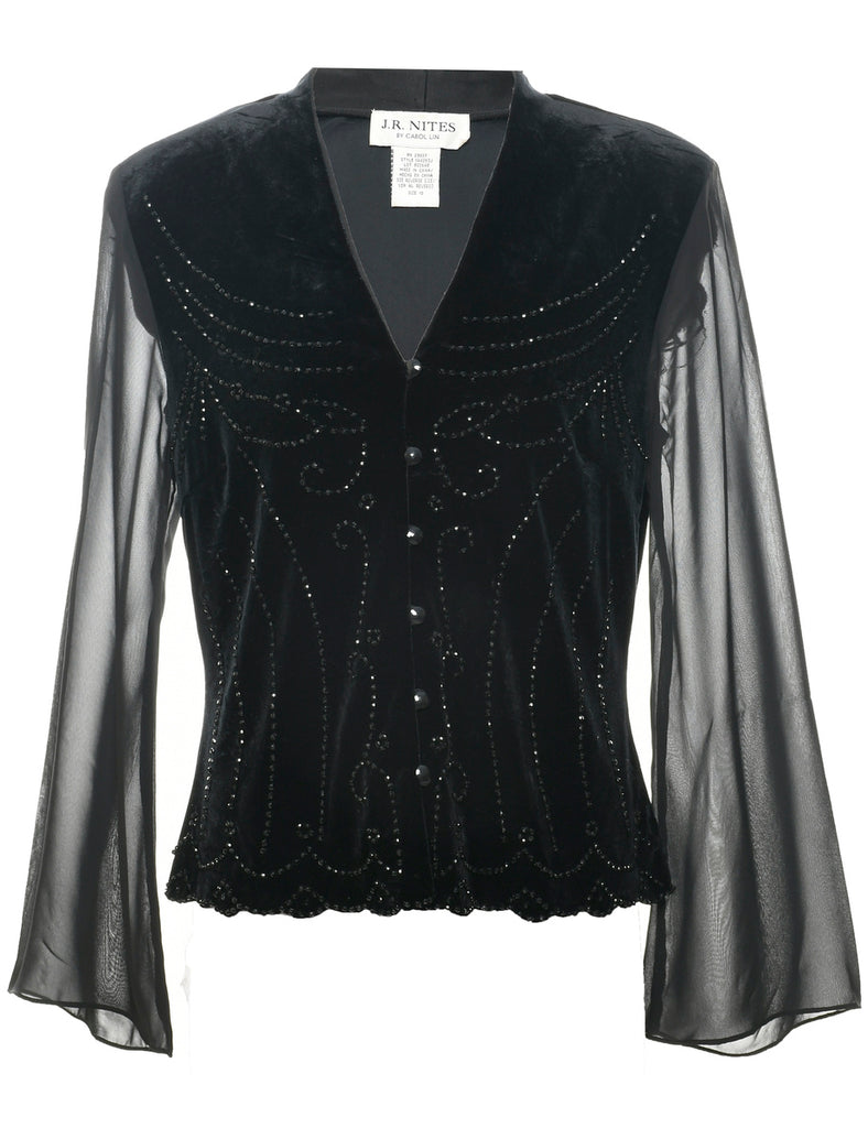Velvet Evening Jacket - M