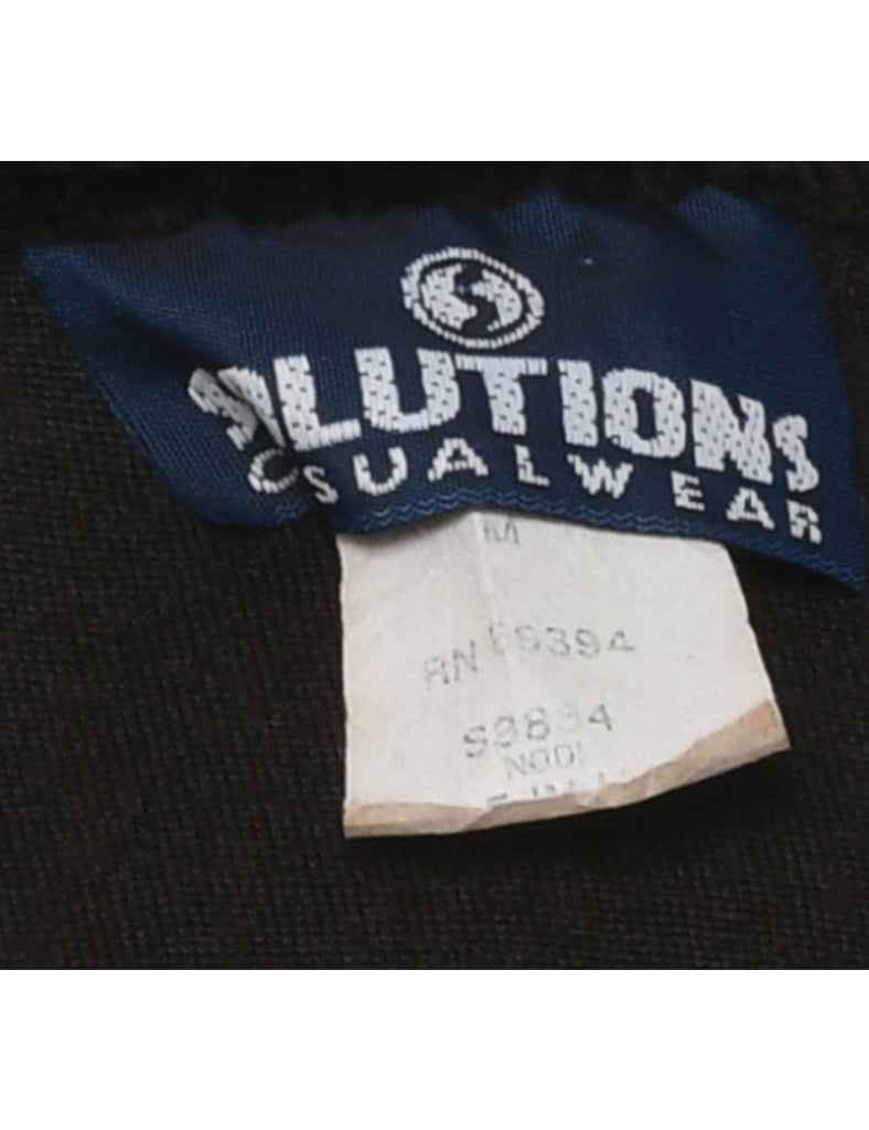 Velvet Fabric Evening Shirt - M