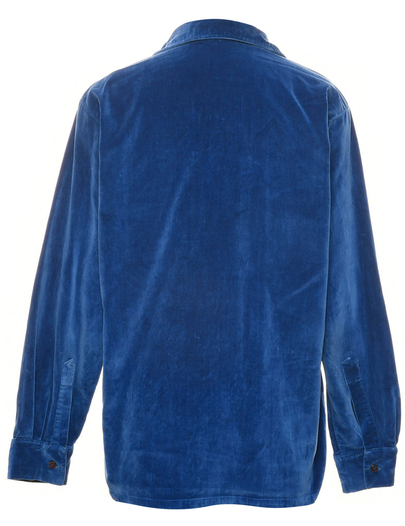 Velvet Fabric Evening Top - L