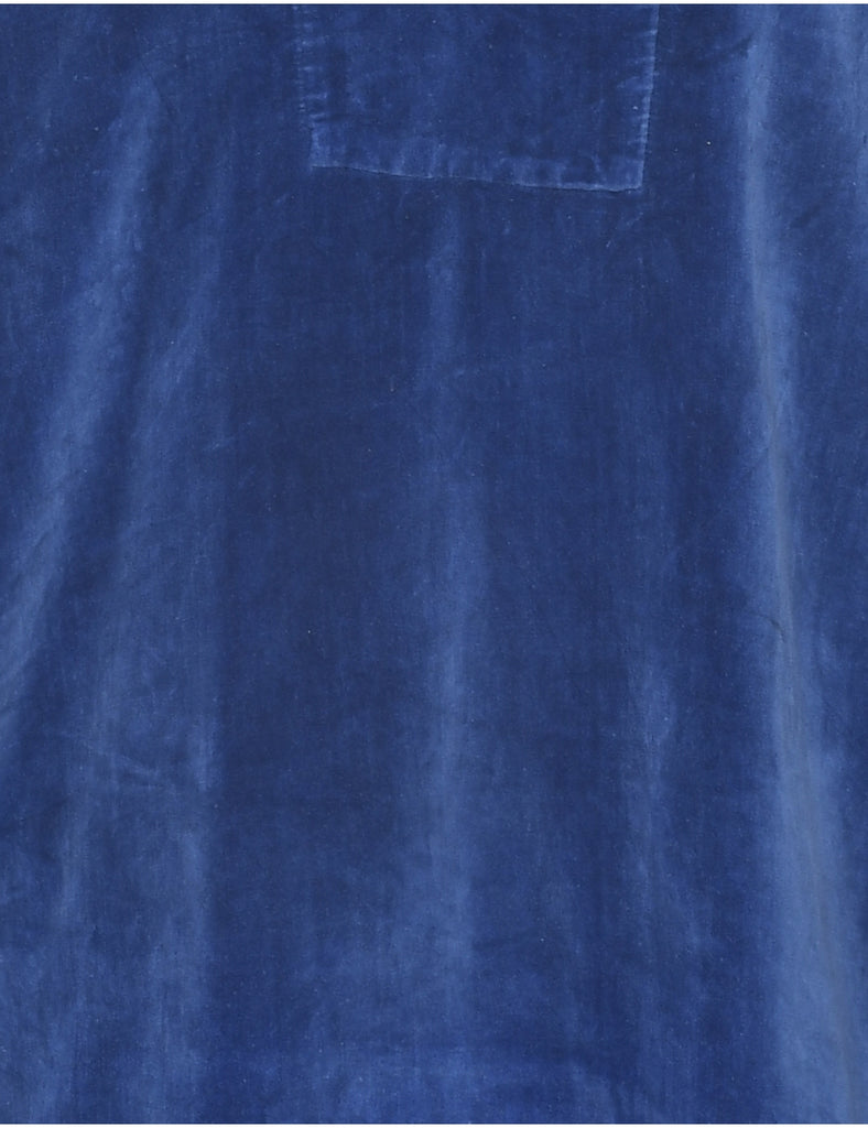 Velvet Fabric Evening Top - L