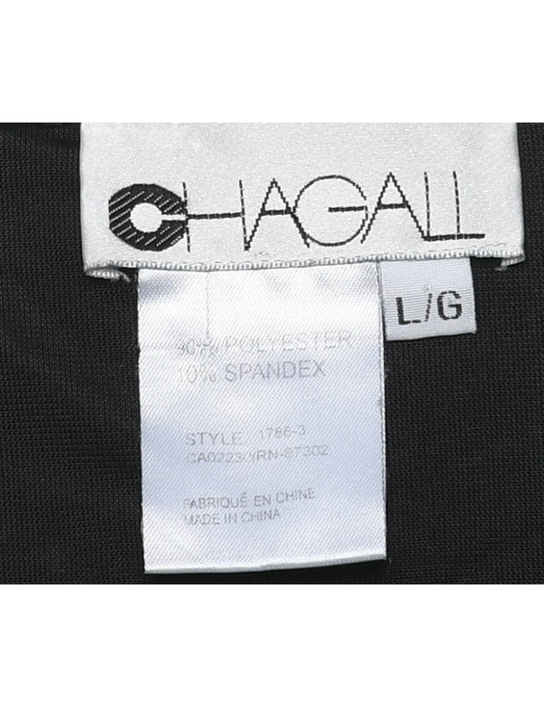 Velvet Fabric Evening Top - L