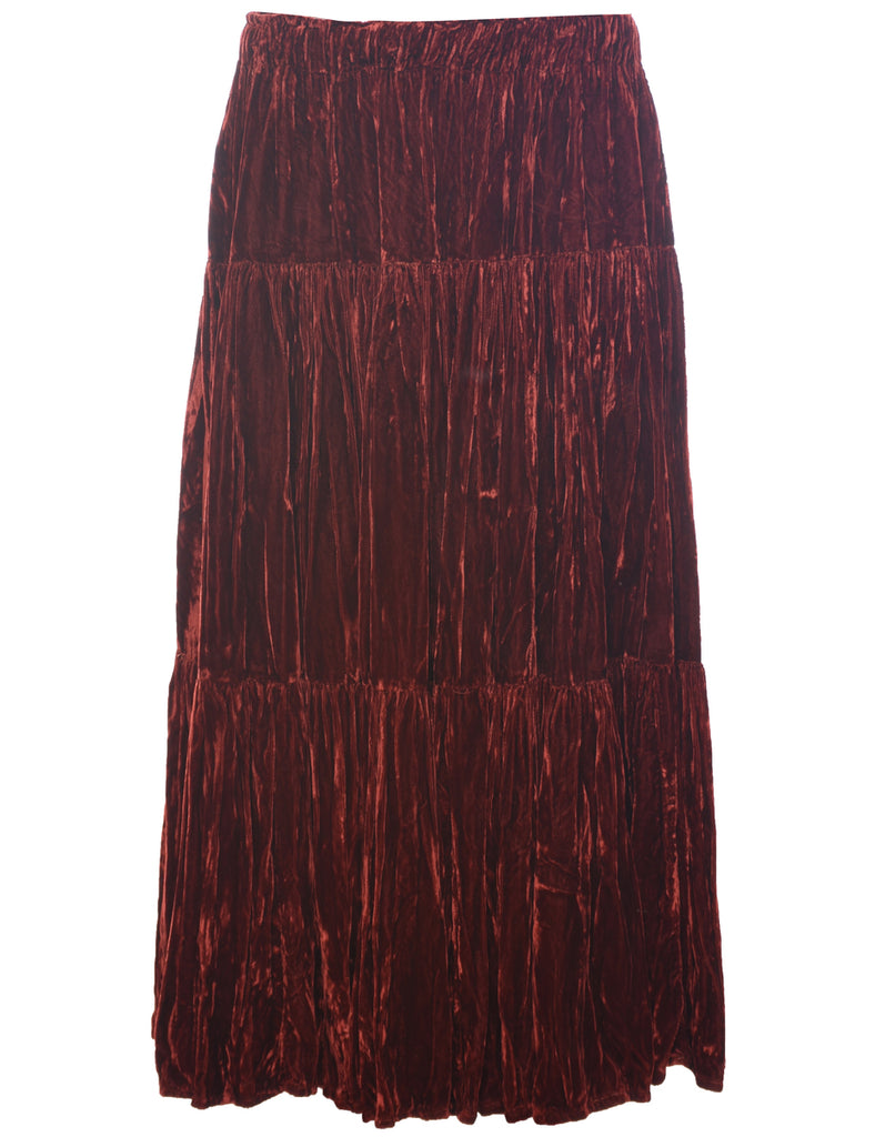 Velvet Full Skirt - M