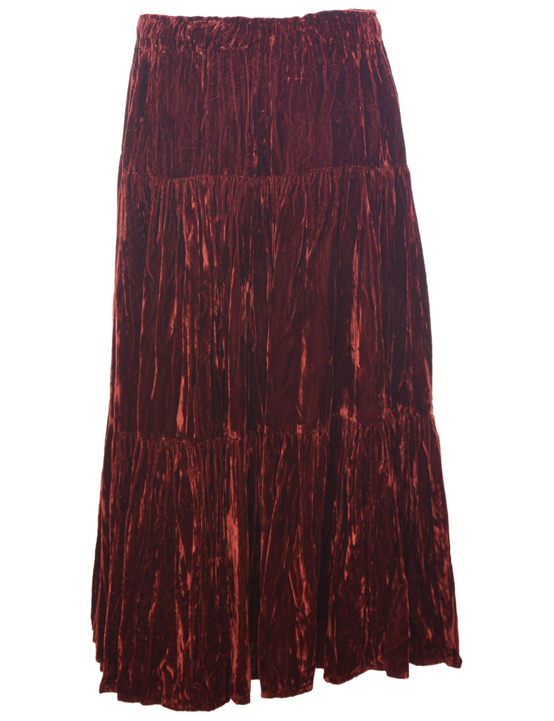 Velvet Full Skirt - M