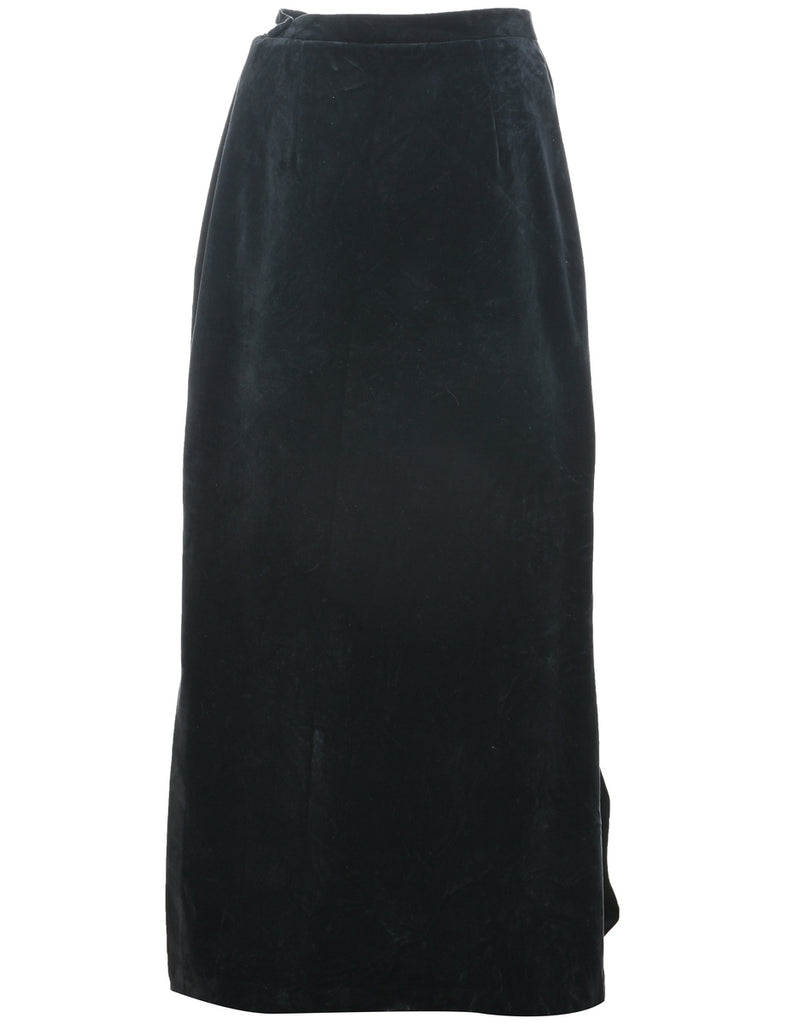 Velvet Maxi Skirt - M