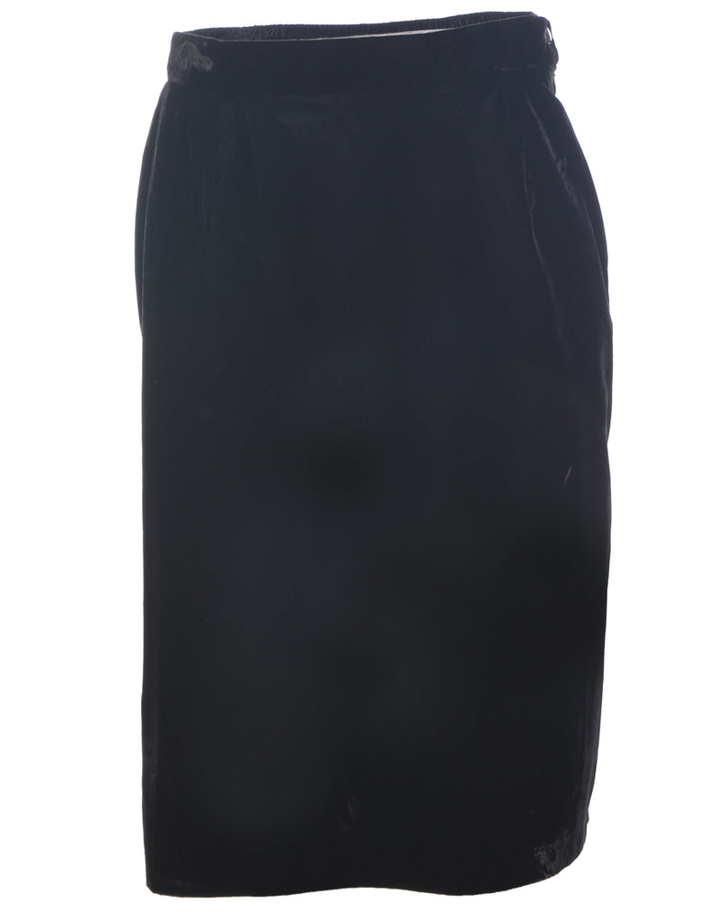 Velvet Pencil Skirt - M