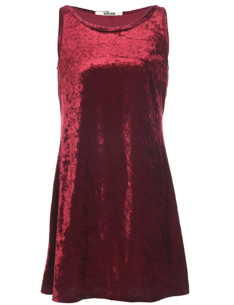 Velvet Plum Evening Dress - M