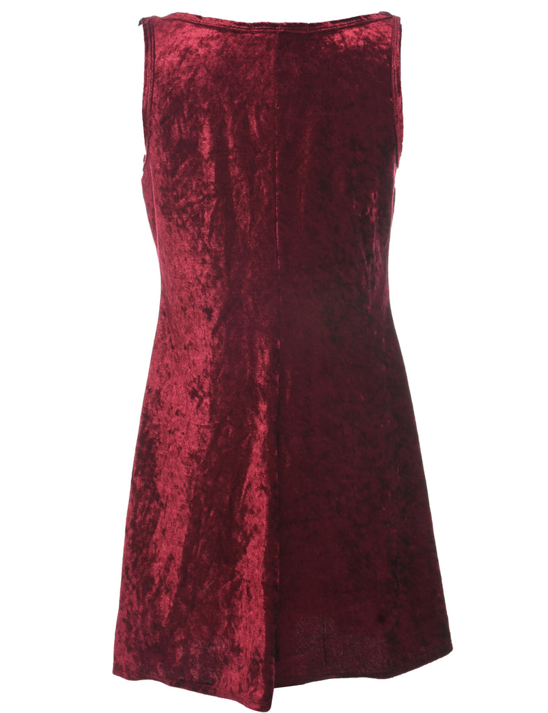 Velvet Plum Evening Dress - M