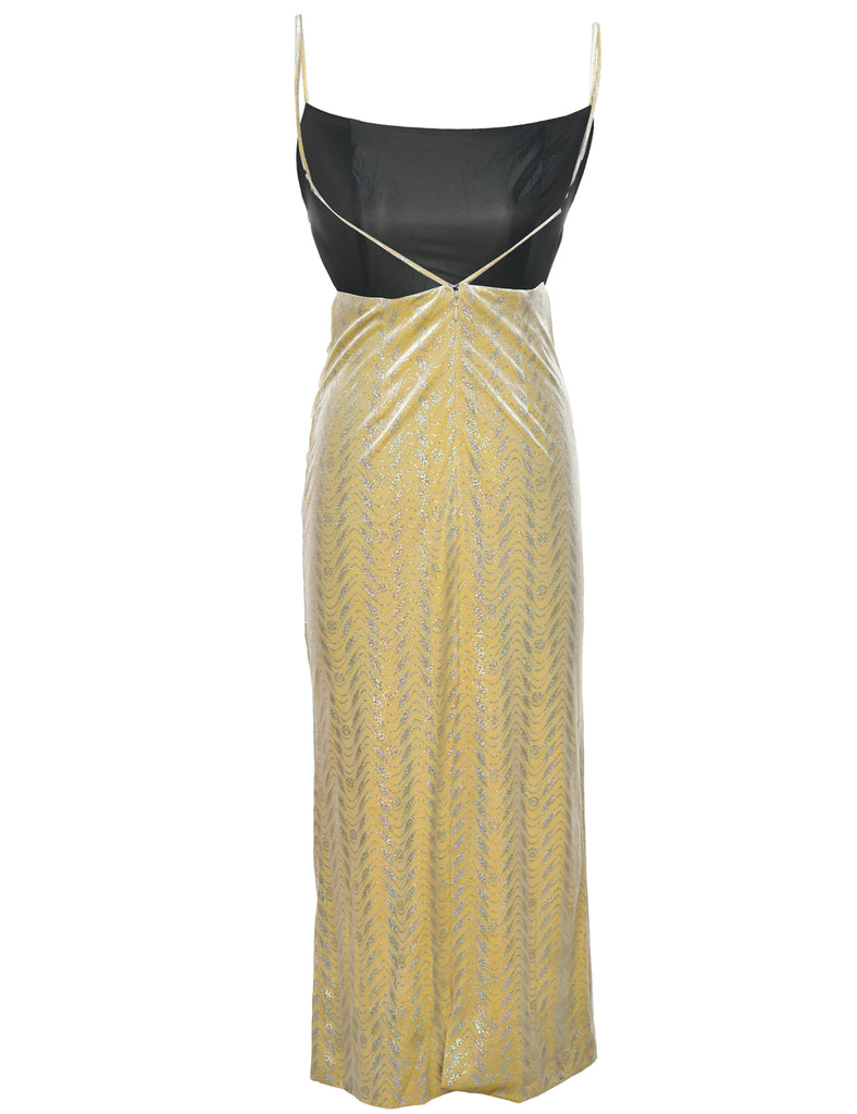 Velvet Sparkly Finish Evening Dress - XS