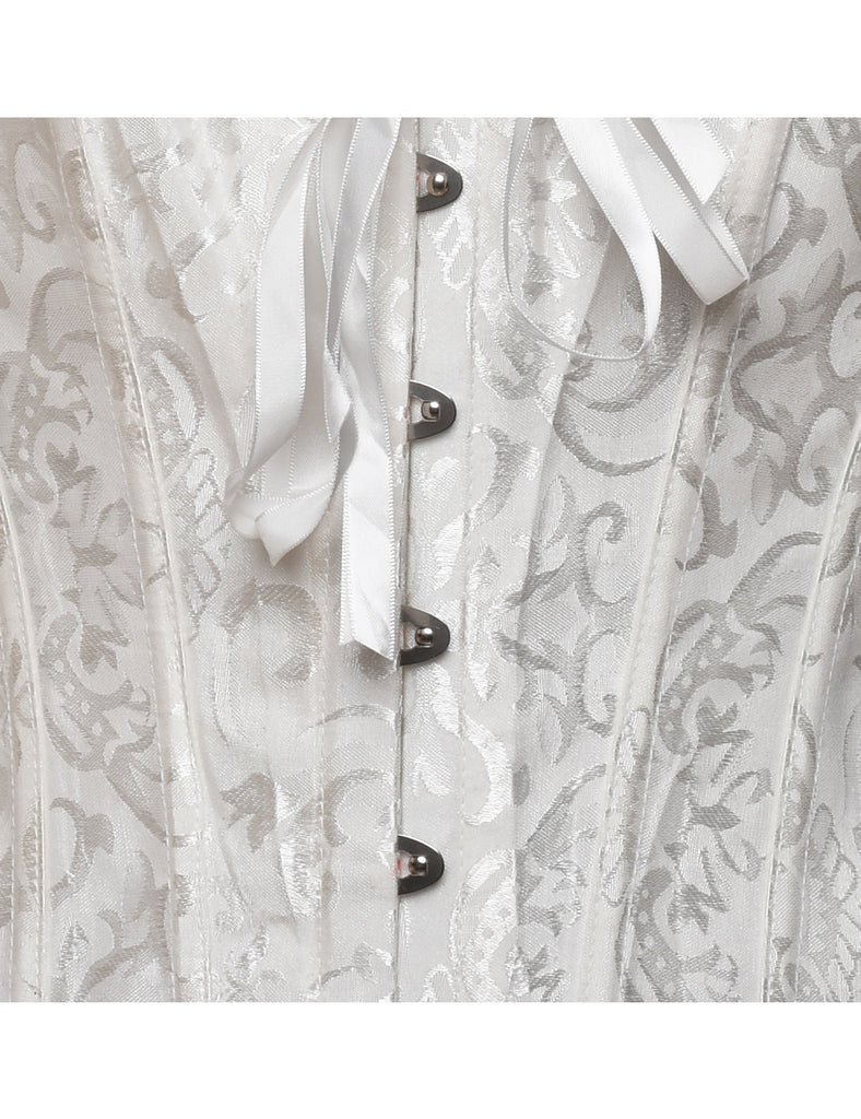Victoriana White Corset - S