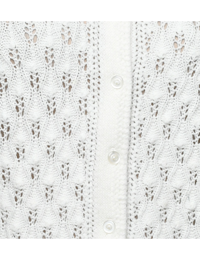 White Cardigan - L