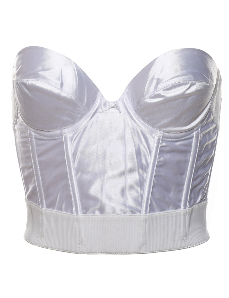 White Classic Bustier - S